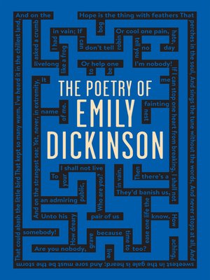 cover image of The Poetry of Emily Dickinson